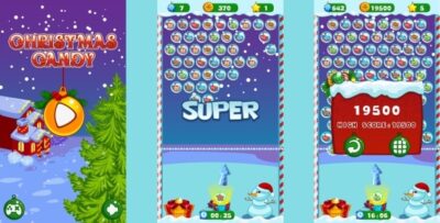 Christmas Candy - HTML5 Game + Android (Construct 3 Construct 2 Capx)