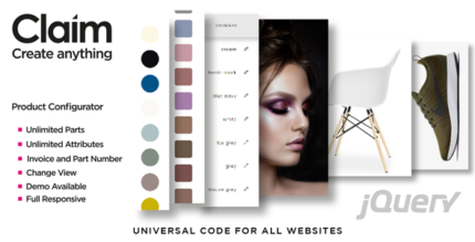 Claim - JQuery Multi-purpose Visual Product Configurator