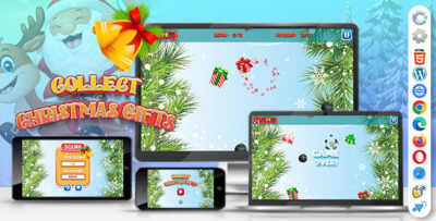 Collect Christmas Gifts ( Construct C3P CAPX HTML5 ) Christmas Game