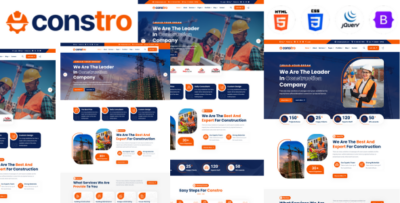 Constro - Construction HTML5 Template