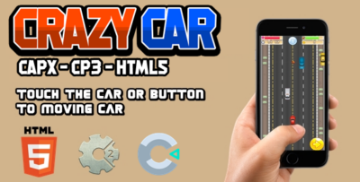 Crazy Car - Construct 23 Game