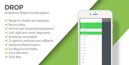 DROP Responsive Dropdown Navigation