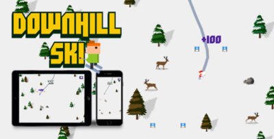 Downhill Ski - HTML5 Game