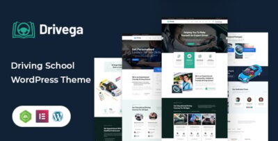 Drivega - Driving School WordPress Theme