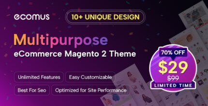 Ecomus - Multipurpose eCommerce Magento 2 Theme