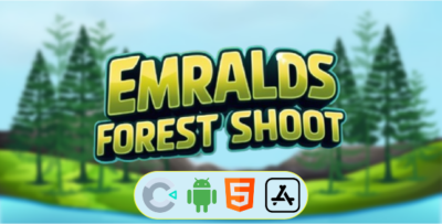 Emralds Forest Shoot - HTML5 Construct3 Game