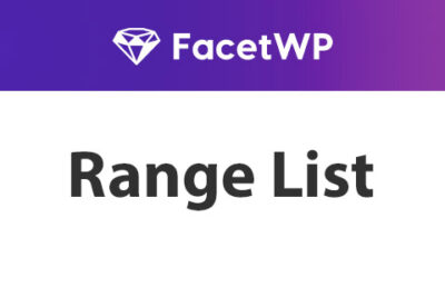 FacetWP Range List Addon