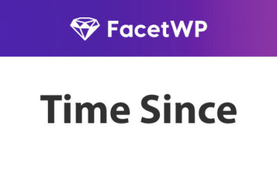 FacetWP Time Since Addon