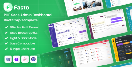 Fasto - PHP Saas Admin Dashboard Bootstrap Template