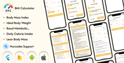 FitTrack - Health & Fitness Calculator App (Flutter)