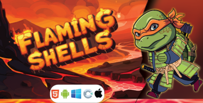 Flaming Shells - Construct 3 Game (HTML5, AdMob, C3P)