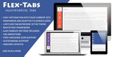 FlexTabs Responsive Tabs to Accordion