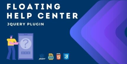 Floating Help Center Advanced jQuery Plugin