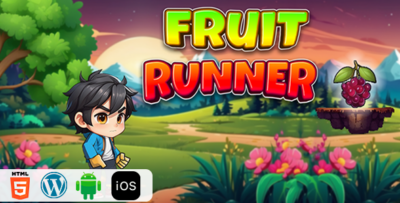 Fruit Runner - HTML5 Construct3 Game