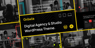 Gröwla – Digital Agency & Studio WordPress Theme