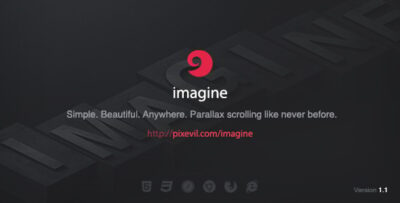 Imagine - Parallax Scroll Effects and Parallax Animations