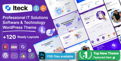 Iteck Software and Technology WordPress Theme