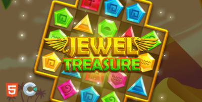 Jewel Treasure - HTML5 Puzzle Game (Construct 3)