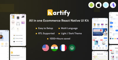 Kartify - Ecommerce React Native Expo Template