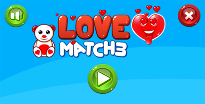 LOVE Match3 - HTML5 game. Construct 2 (.capx) + Mobile