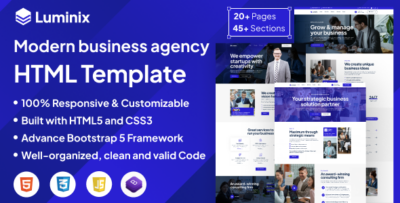 Luminix - Business Consulting HTML5 Template