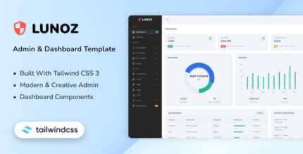 Lunoz - Tailwind CSS 3 UI Kit Template