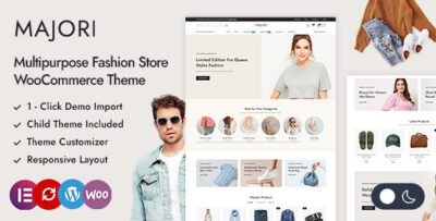 Majori - Minimal Fashion Store WordPress WooCommerce Theme