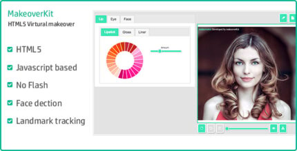 MakeoverKit HTML5 Virtual Makeover Tool
