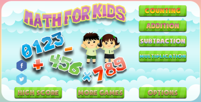 Math For Kids - HTML5 Kids Educational Game