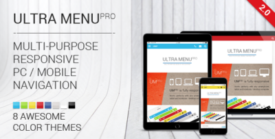 Multipurpose Responsive Navigation Menu