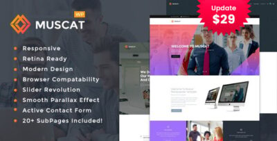 Muscat Multipurpose WordPress Theme