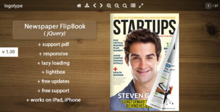 Newspaper Flipbook -jQuery