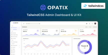 Opatix - Tailwind CSS 3 Admin Layout & UI Kit Template