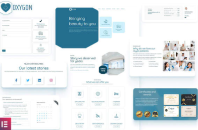 Oxygon - Healthcare Medical Clinic Template Kit