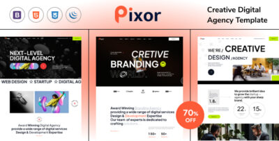 Pixor Creative Digital Agency Template