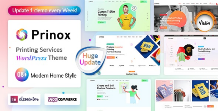 Prinox - Printing Services WordPress Theme