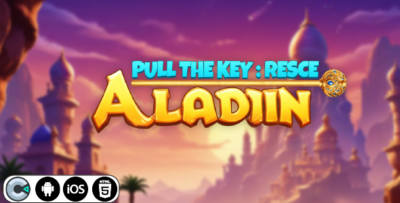 Pull The Key Rescue Aladin - HTML5 Construct3 Game