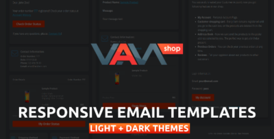 Responsive Email Templates for eCommerce WebSite