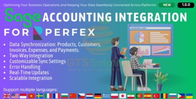 Sage Accounting Integration module for Perfex CRM