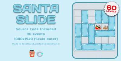 Santa Slide - HTML5 Gasual game