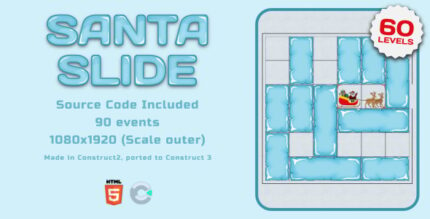 Santa Slide - HTML5 Gasual game