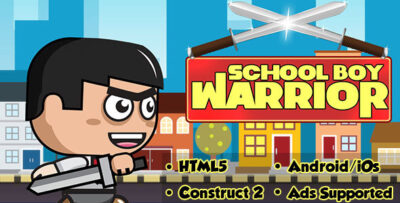 School Boy Warrior - HTML5 Android (CAPX)