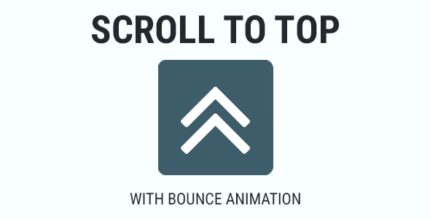 Scroll To Top - Bounce Animation