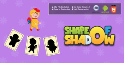 Shape of Shadow Game - Educational Game - HTML5 and Android Game in Construct 3 Game