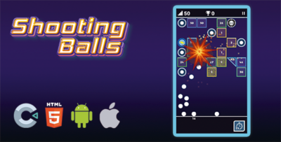 Shooting Balls - Construct 3, HTML5, Full Game, c3p