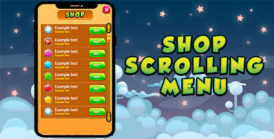 Shop Scrolling Menu Construct 2 - 3 + Documentation!