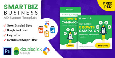 Smartbiz Creative Agency HTML5 Google Banner Ad