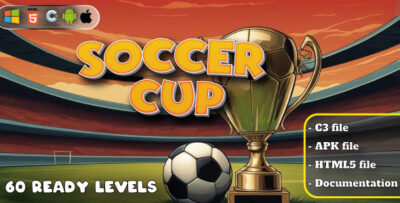 Soccer Cup - Sports Arcade Game - HTML5, Construct 3