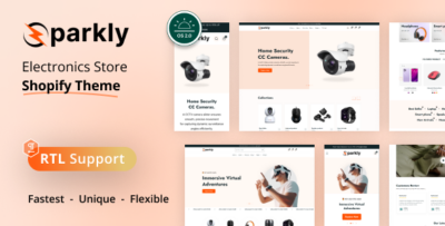 Sparkly - Electronics Store Shopify Theme OS 2.0