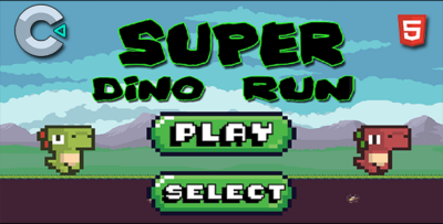 Super Dino Runner - HTML5 Mobile Game